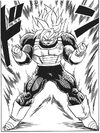 Goku as a Super Saiyan Second Grade in the manga