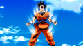 Goku powers up
