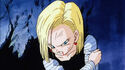 Android 18 stands up