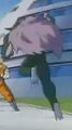 Arbee dashes towards Goku