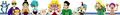 Texture for various World Tournament audience members in Budokai 2, including Idasam