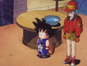 Goku and Bulma agree to help liberate the village