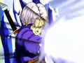 Future Trunks fires a Burning Storm