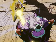 King Cold is killed by Trunks