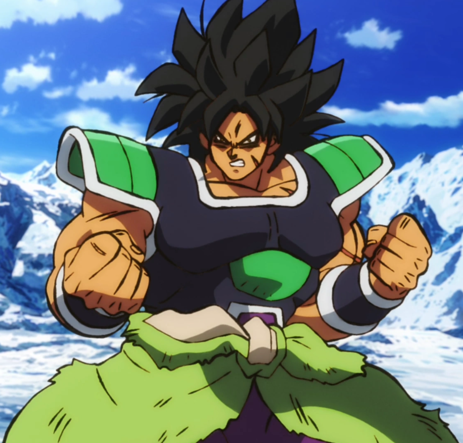 Did the future Trunks undergo the same transformation as Broly in