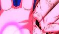 Super Buu shoots Super Vegito in the face