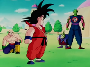 Goku confronts King Piccolo