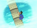 A young Roshi climbs the Korin Tower