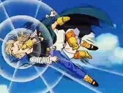 Dragon Ball Z Episode 225 Trunks and Android 18 Production Cel