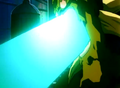 Bio-Broly firing a Mouth Energy Wave in Bio-Broly