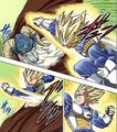 Moro easily outmaneuvers Super Saiyan Vegeta