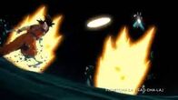 Goku luchando contra Bills.