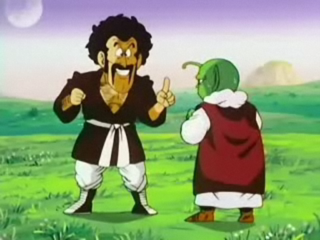 Dragon Ball Z - Majin Boo tenta atacar Mr. Satan parte 4