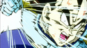 Vegeta prepares to punch Recoome