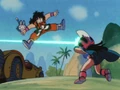 Helmet Beam.jpg (58 KB) Chi-Chi firing a laser out of her helmet at Yamcha