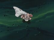 Oolong receiving the panties he wished for from Shenron