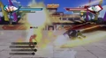 Time Patrol Trunks fires his Finish Buster in Xenoverse
