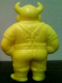 Keshi Part 1 Ox-King yellow figurine backside view