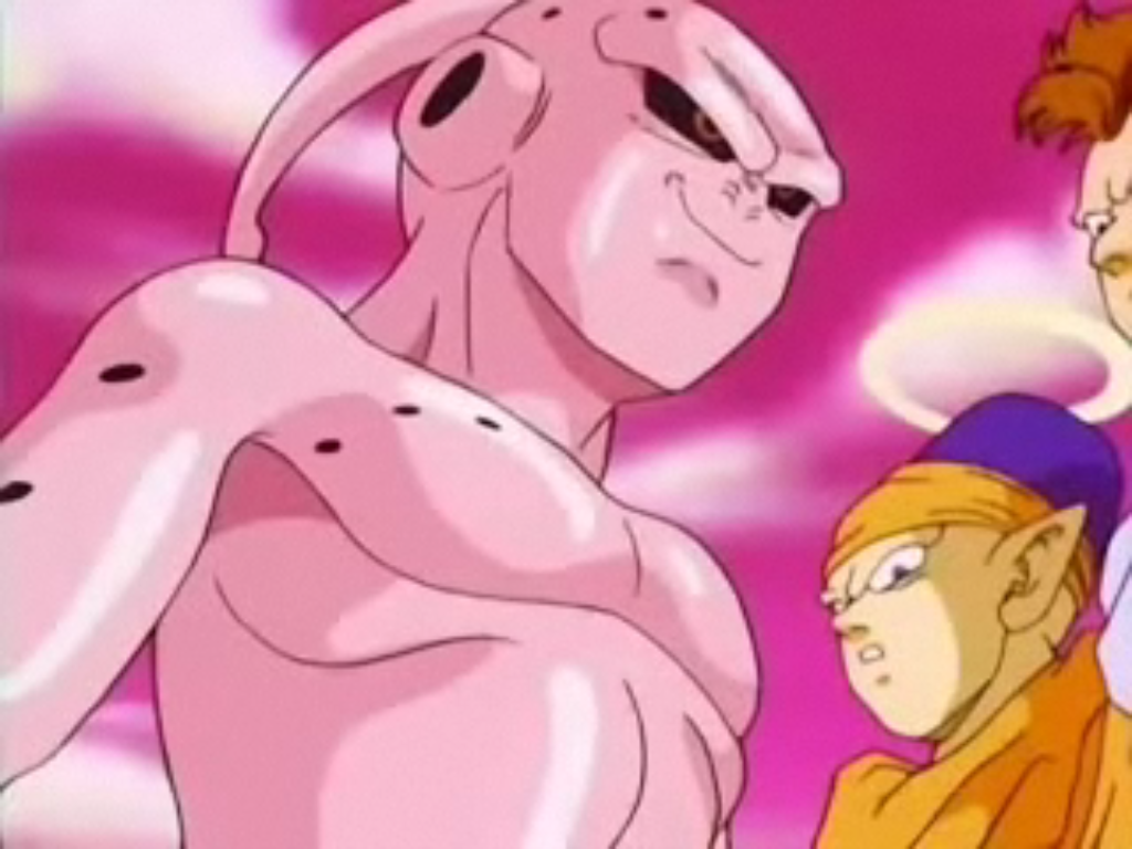 Dragon Ball Z - Majin Boo tenta atacar Mr. Satan parte 4