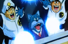 King Furry gives energy to Goku's Super Spirit Bomb