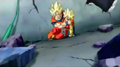 The Hero in Goku's arms