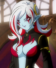 Towa in her Demon Goddess state after using Dark Factor Input