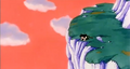 Gohan ends up on a mountain as a result of his Hidden Power