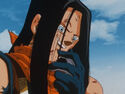 Super 17 about to tuck his hair away