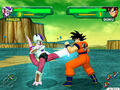 Frieza kicking Goku