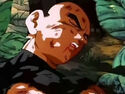 Gohan knocked out in a forest