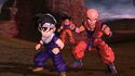 Gohan, Goku, Krillin in Battle of Z