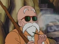 Master Roshi smoking