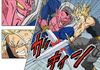 The Z Sword clashing with Future Dabura's Darkness Sword in "Future Trunks's Past"