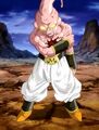 Xeno Majin Buu with the Dark Dragon Ball merged