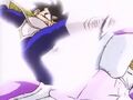 Gohan kicks Frieza