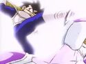 Gohan Kicks Frieza's Head