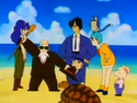 The Dragon Ball Gang goes to Papaya Island