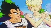 Bulma's mother flirting with Vegeta