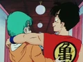 ThanksForComing.png (294 KB) Yamcha is very happy that Bulma is accompanying him to the tournament