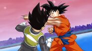 Goku y Vegeta entrenando