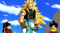 Adult Gotenks as a Super Saiyan 3 in the 18th DBH promo