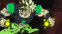 Broly charging an energy blast