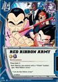 A Red Ribbon Army card in the Bandai CCG