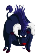 Woolong transformado en un toro.