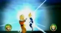 Goku uses his Instant Transmission Kamehameha