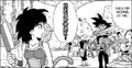 Bardock reunites with his wife in Dragon Ball Minus