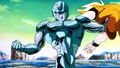 Meta-Cooler uses his grapple throw on Goku