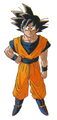 Goku art for WJ #5, 6 (1995)