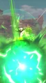 DB Legends Part 1-Book 1-Chapter 2-Shallot Blaster Shell (Legendary Super Saiyan Broly - Tournament of Time).png (615 KB) Legendary Super Saiyan Broly firing the Blaster Shell that kills Future Trunks during the Tournament of Time in Dragon Ball Legends