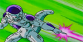 Frieza's Death Beam towards Goku